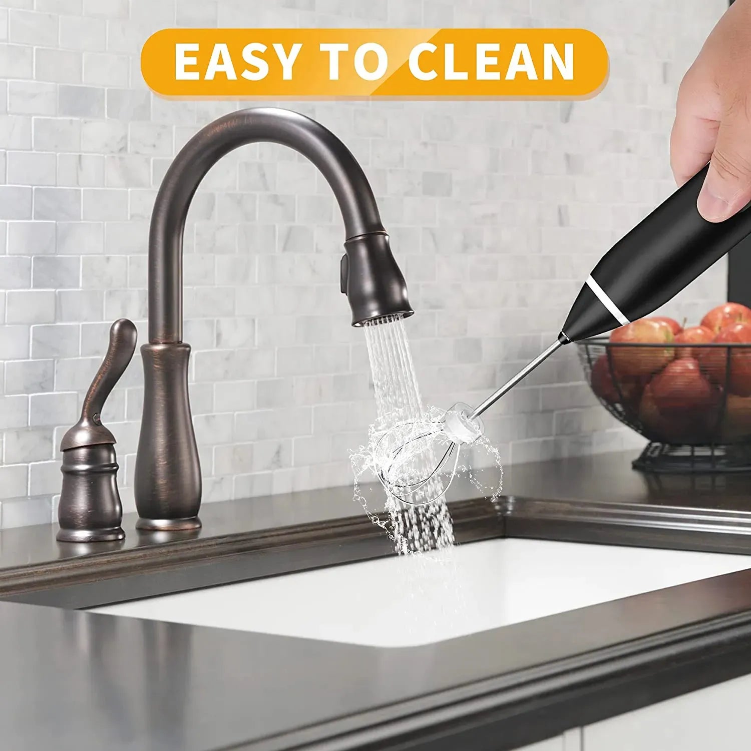 Electric Coffee Beater & Milk Frother 2 in 1